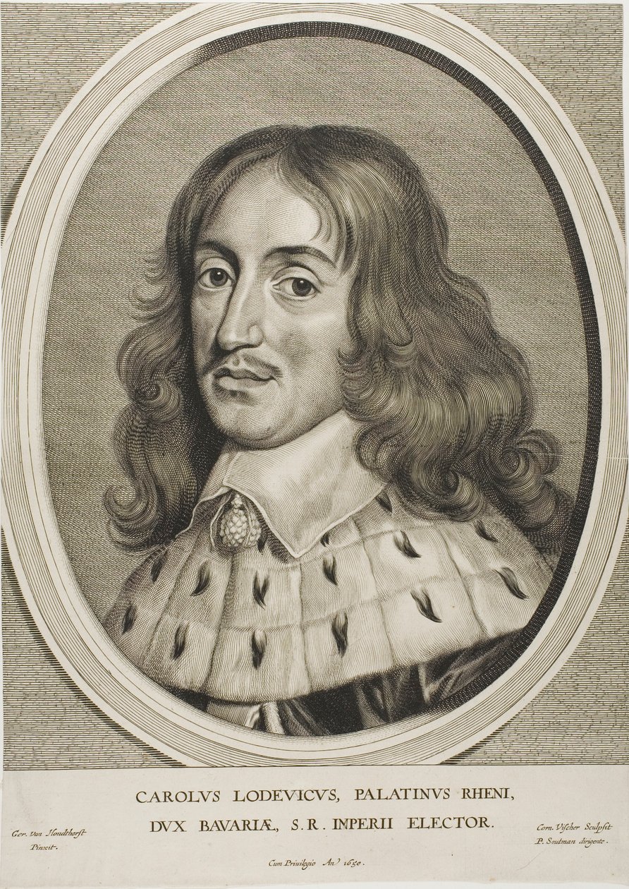 Charles Louis, Palatinus gróf, az Effigies Variae című műből alkotó: Cornelis Visscher