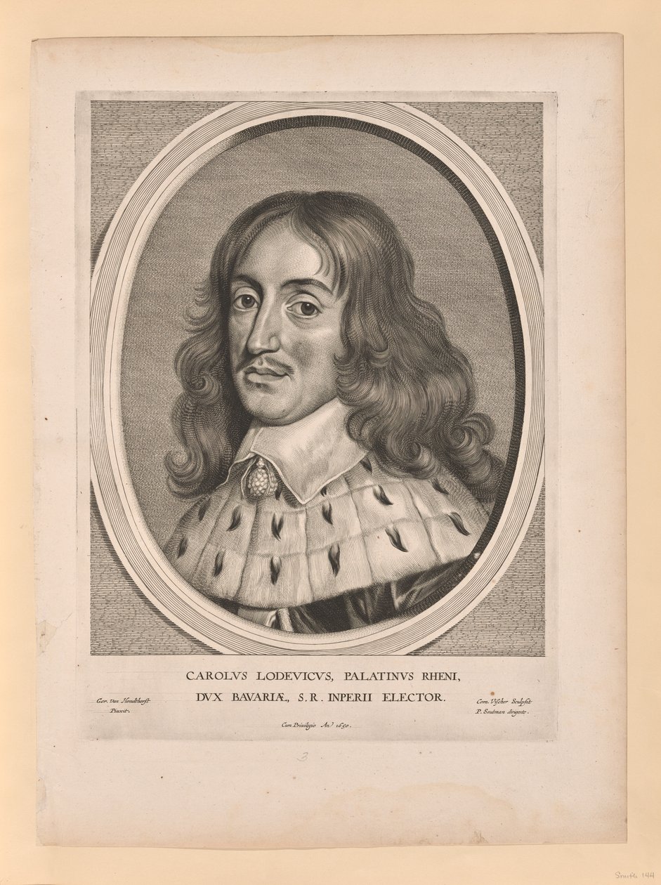 Charles Louis, Palatinus gróf, az Effigies Variae... alkotó: Cornelis Visscher