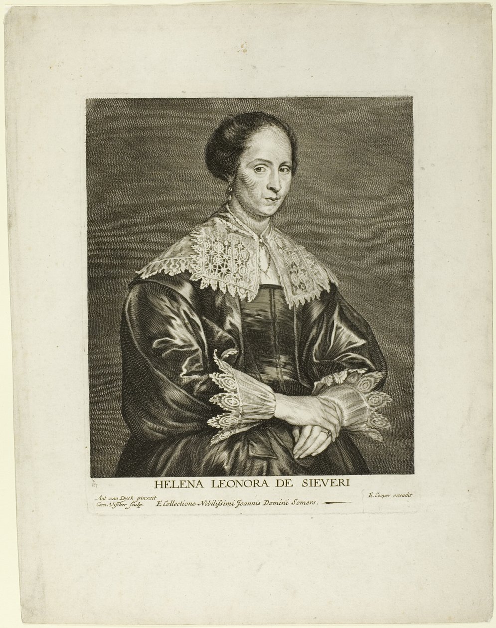 Helena-Leonora de Sieveri alkotó: Cornelis Visscher