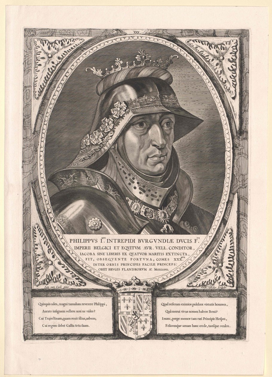 I. Maximilián római császár (nyomtatás) alkotó: Cornelis Visscher