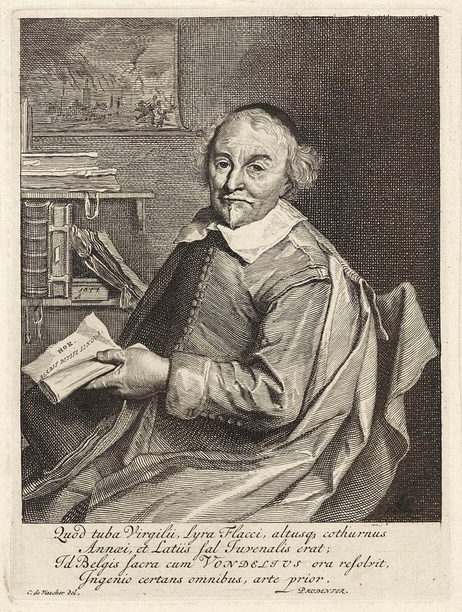 Joost van den Vondel, pub. 1657 alkotó: Cornelis Visscher
