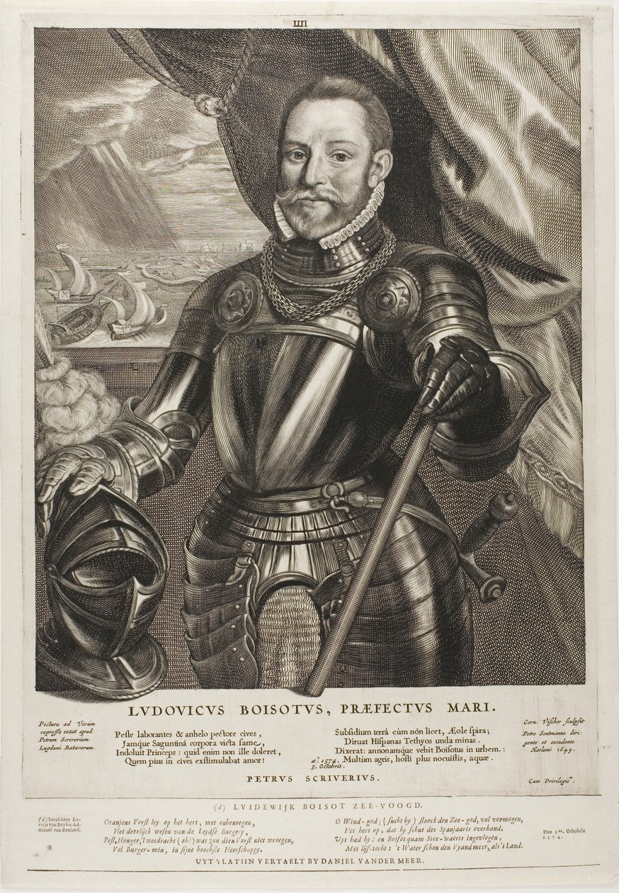 Lodewijk Boisot, Zeeland admirálisa, 4. lemez a Quatuor Personae-tól alkotó: Cornelis Visscher