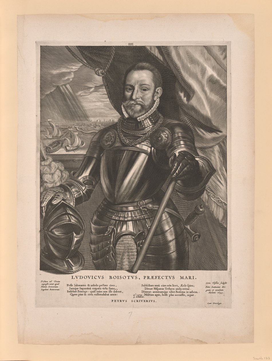 Boisot Lajos, Zeeland admirálisa, a Quatuor Personae című kötetből alkotó: Cornelis Visscher