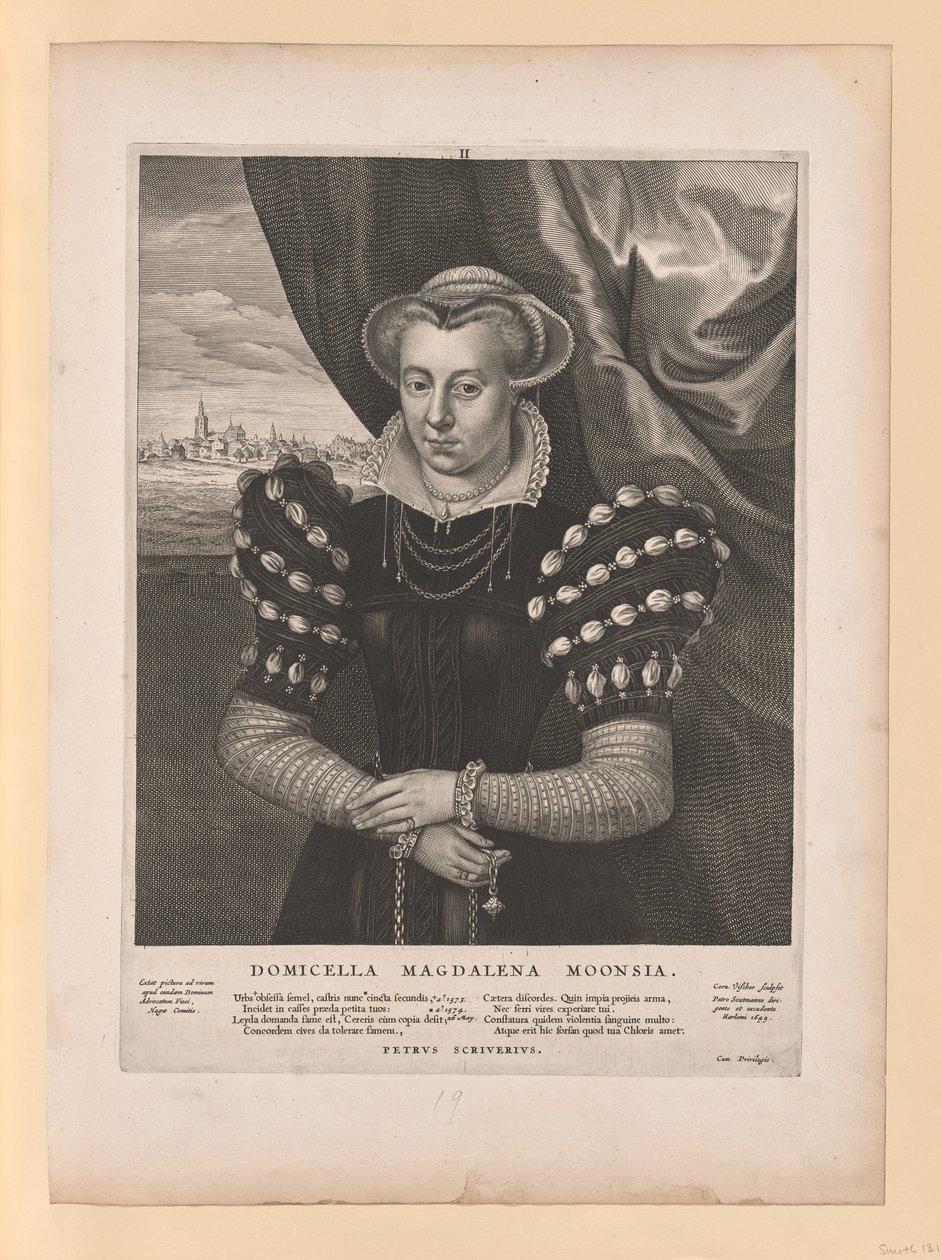 Magdalena Moons, a Quatuor Personae-ból alkotó: Cornelis Visscher