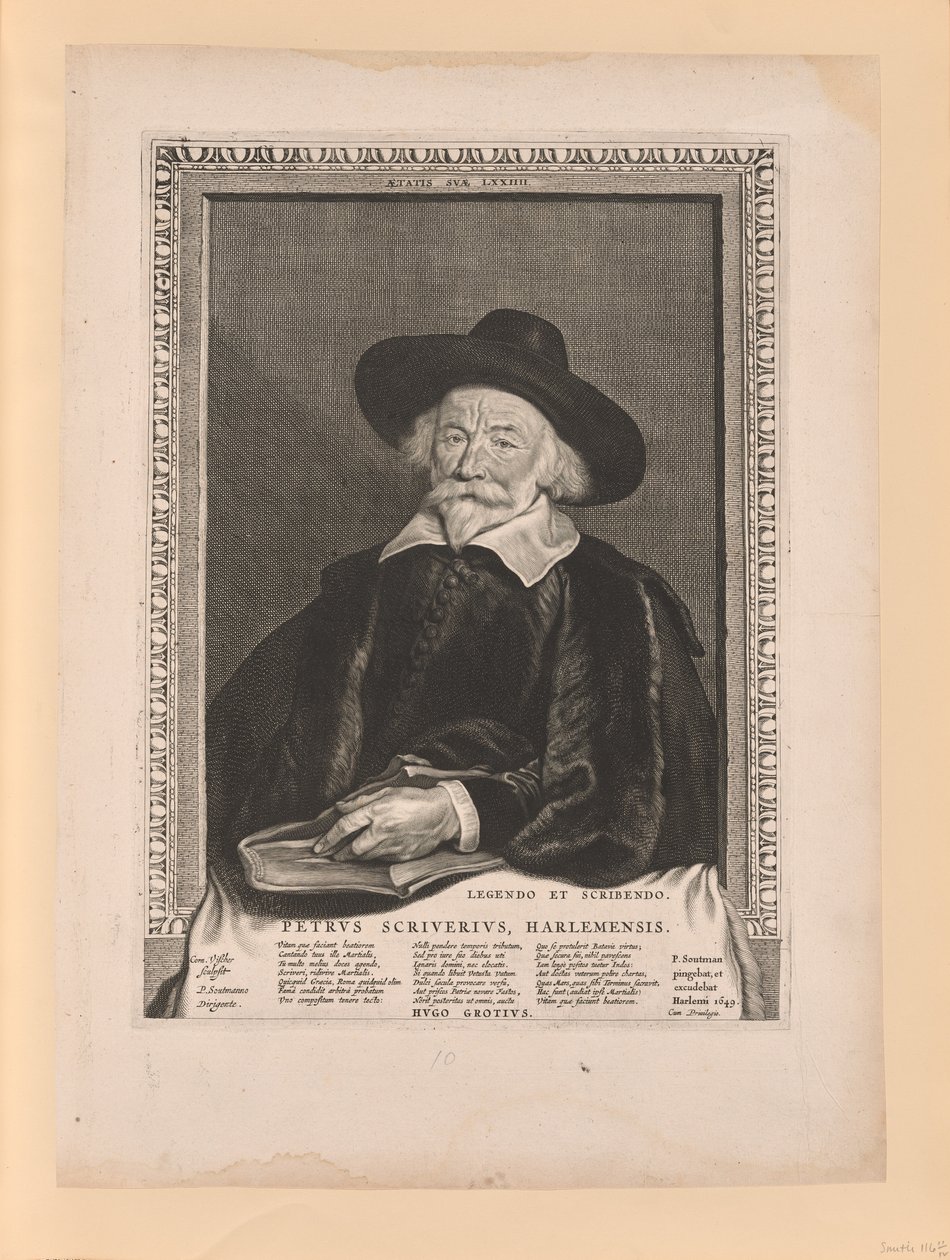 Peter Scriverius alkotó: Cornelis Visscher