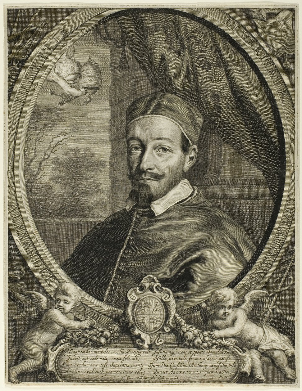 Hetedik Sándor pápa alkotó: Cornelis Visscher