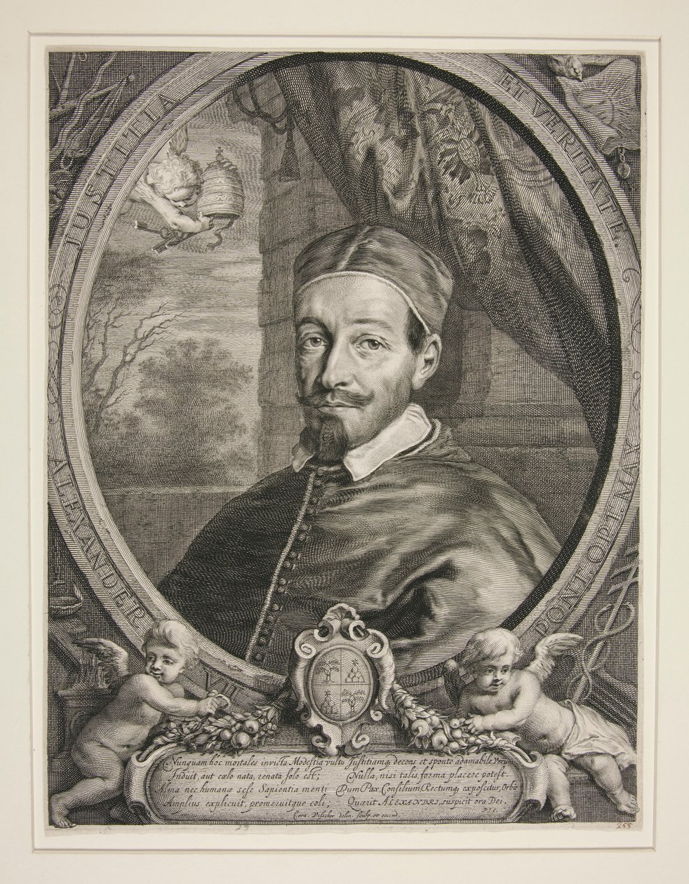 VII. Alexandre pápa, Fabio Chigi (1599-1667) alkotó: Cornelis Visscher