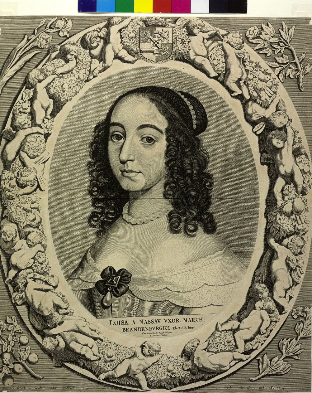 Louise Henriette narancs hercegnő alkotó: Cornelis Visscher