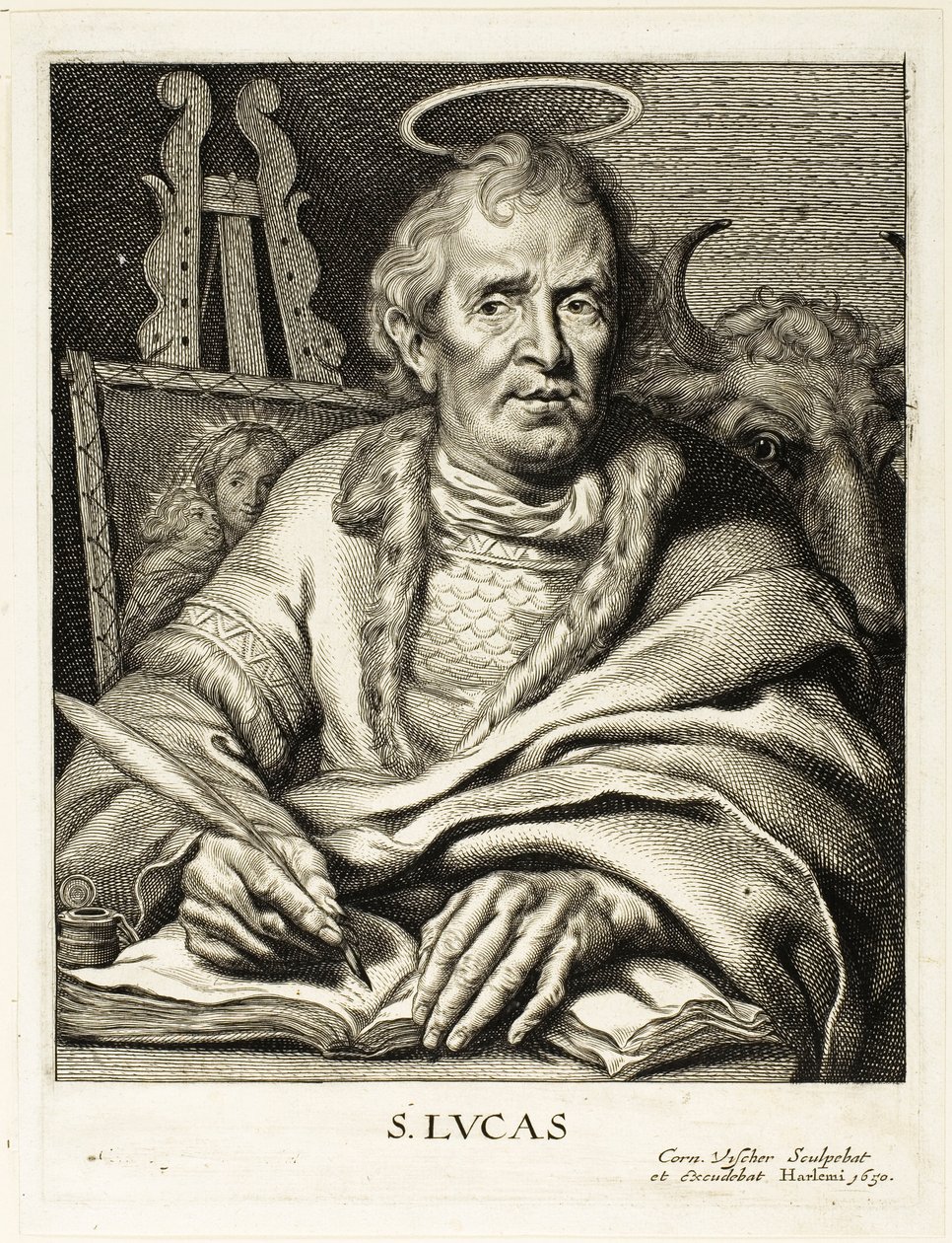 Szent Lukács alkotó: Cornelis Visscher