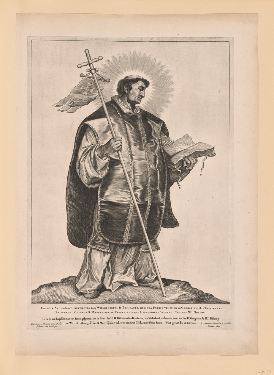 Szent Marcellinus, Észak- és Dél-Hollandia szentjei közül alkotó: Cornelis Visscher