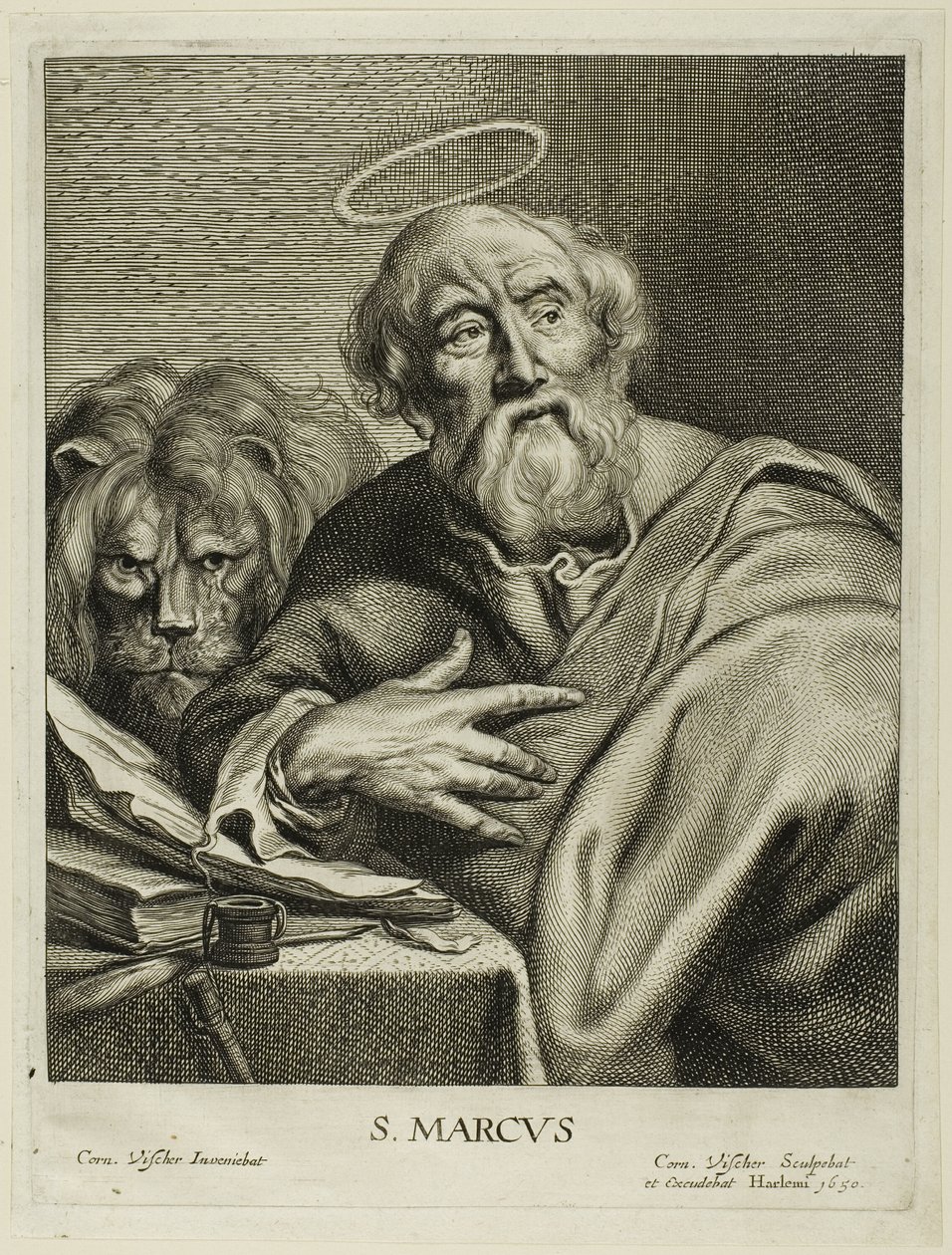 Szent Márk, a Négy evangélistából alkotó: Cornelis Visscher