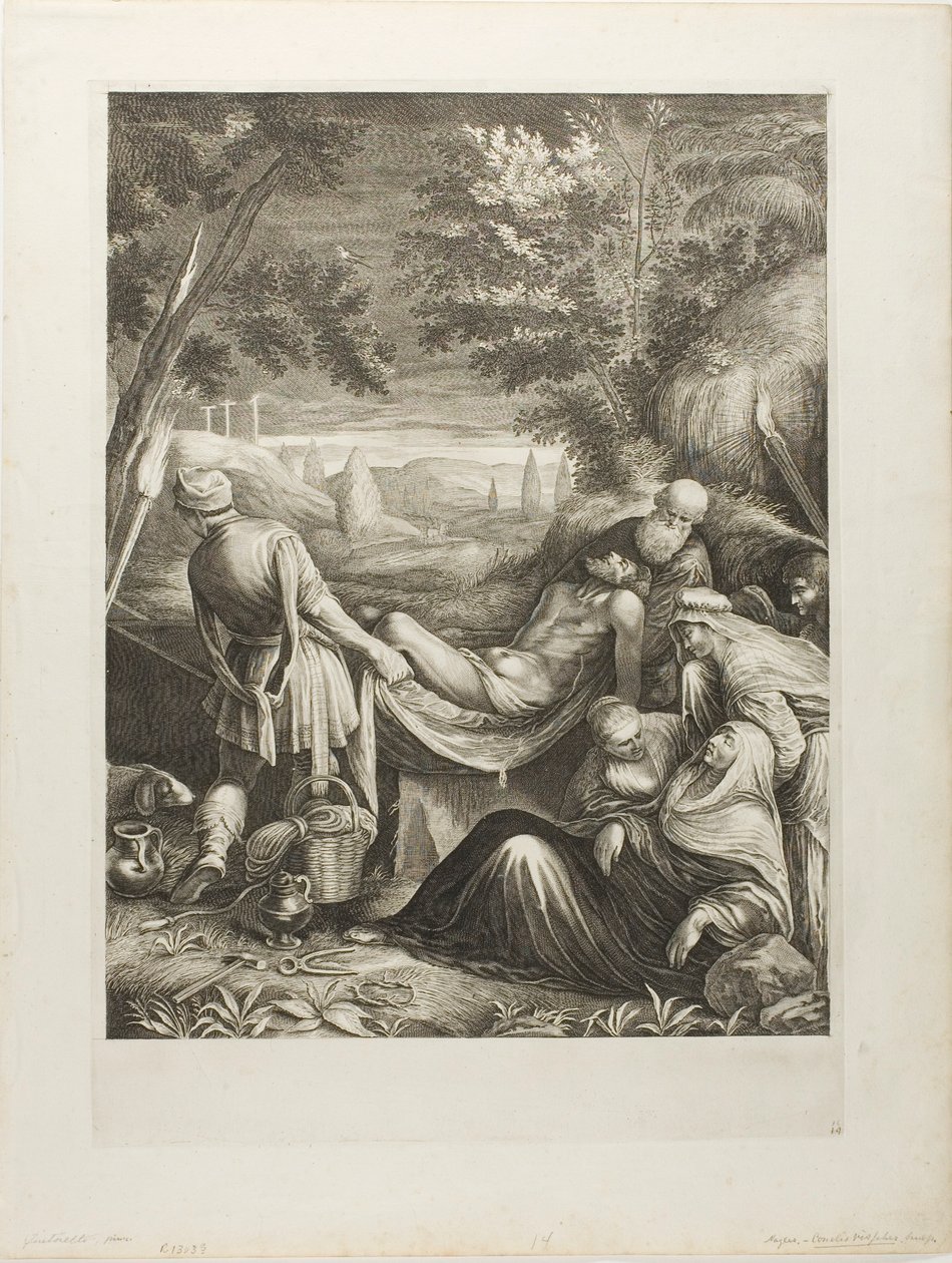 A síremlék alkotó: Cornelis Visscher