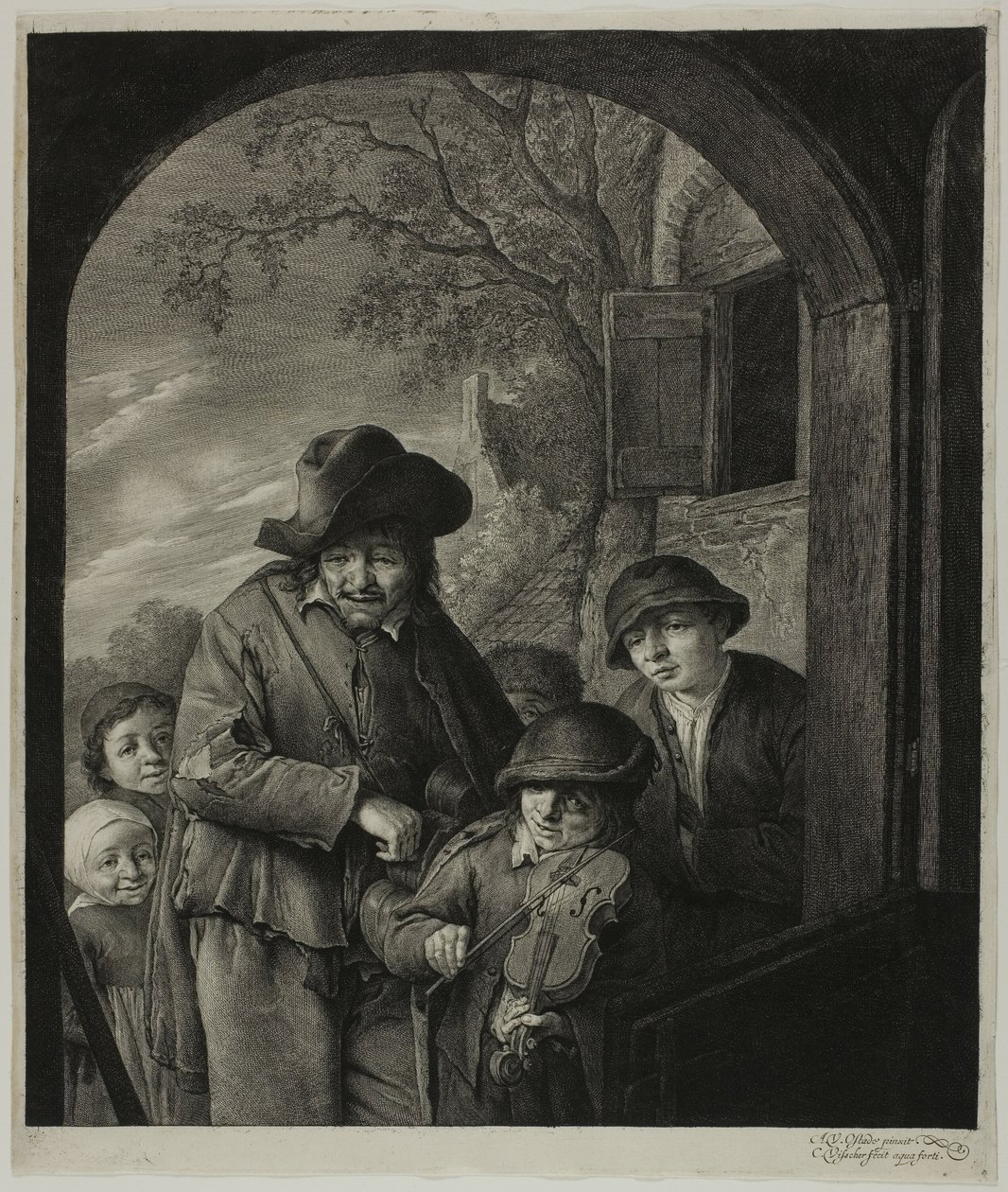 A tárogatójátékos alkotó: Cornelis Visscher