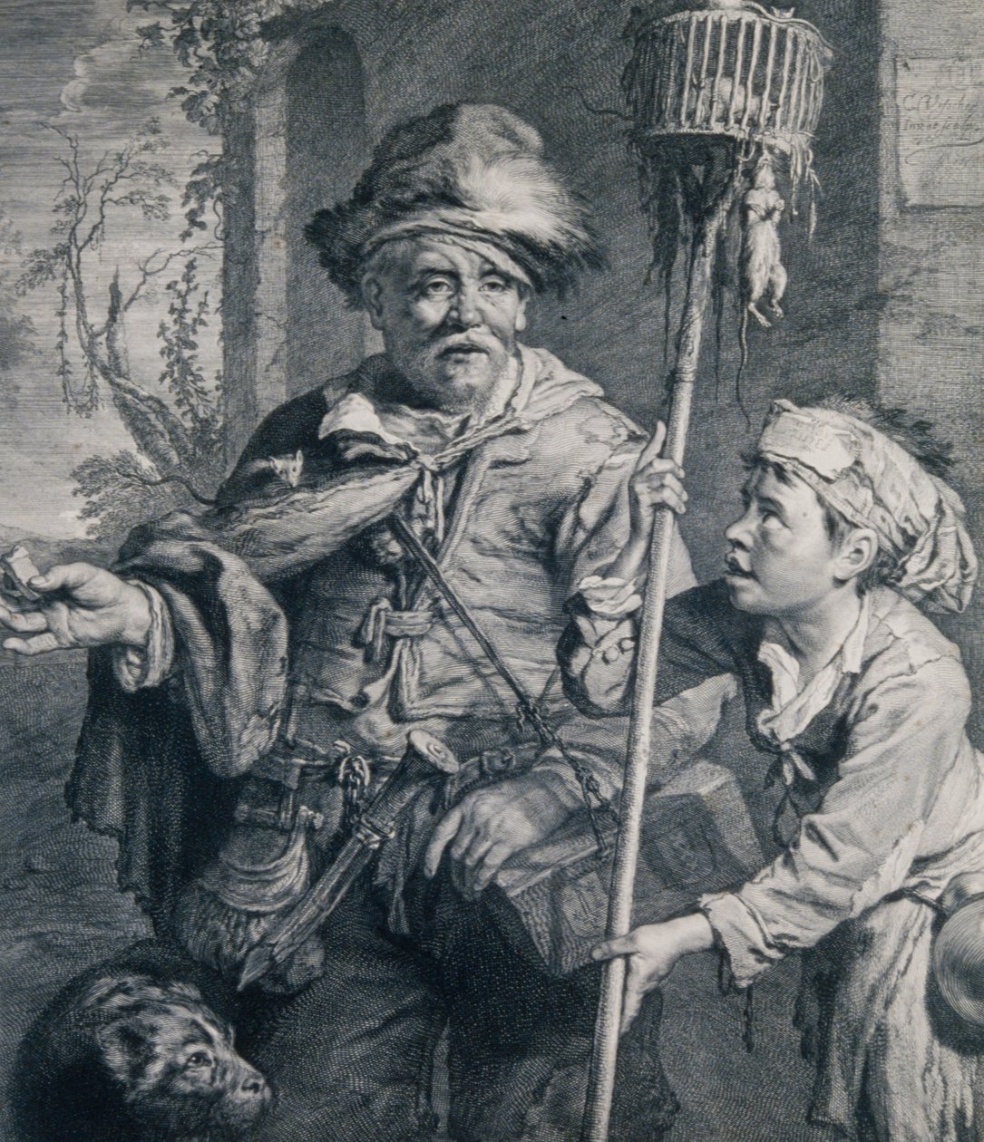 A patkányméreg-árus alkotó: Cornelis Visscher