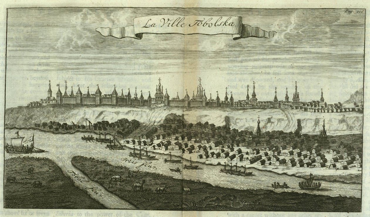 Tobolszkból: Utazások Moszkvába, 1711 alkotó: Cornelis de Bruijn