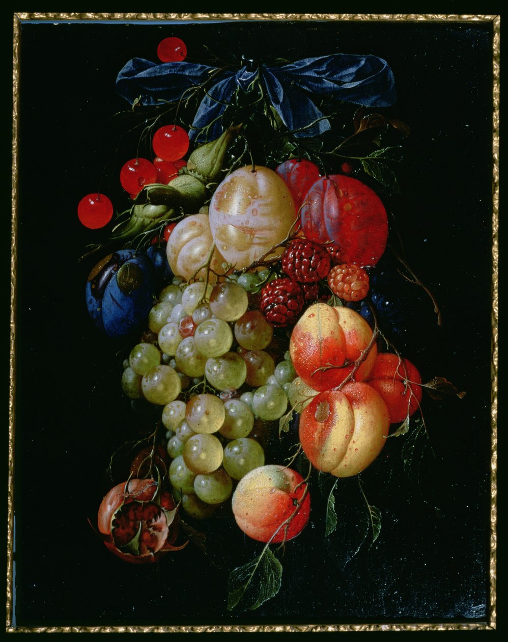 Gyümölcsfűzér alkotó: Cornelis de Heem