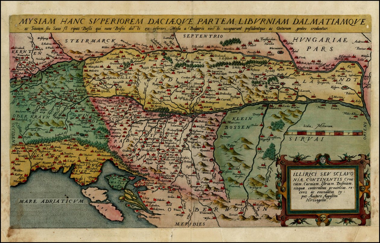 Cornelis de Jode 1593-as Észak-Balkán térképe alkotó: Cornelis de Jode