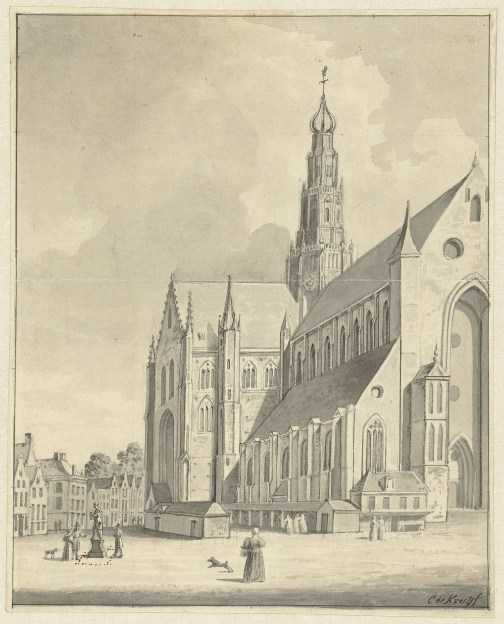 A Szent Bavo Haarlemben alkotó: Cornelis de Kruyff