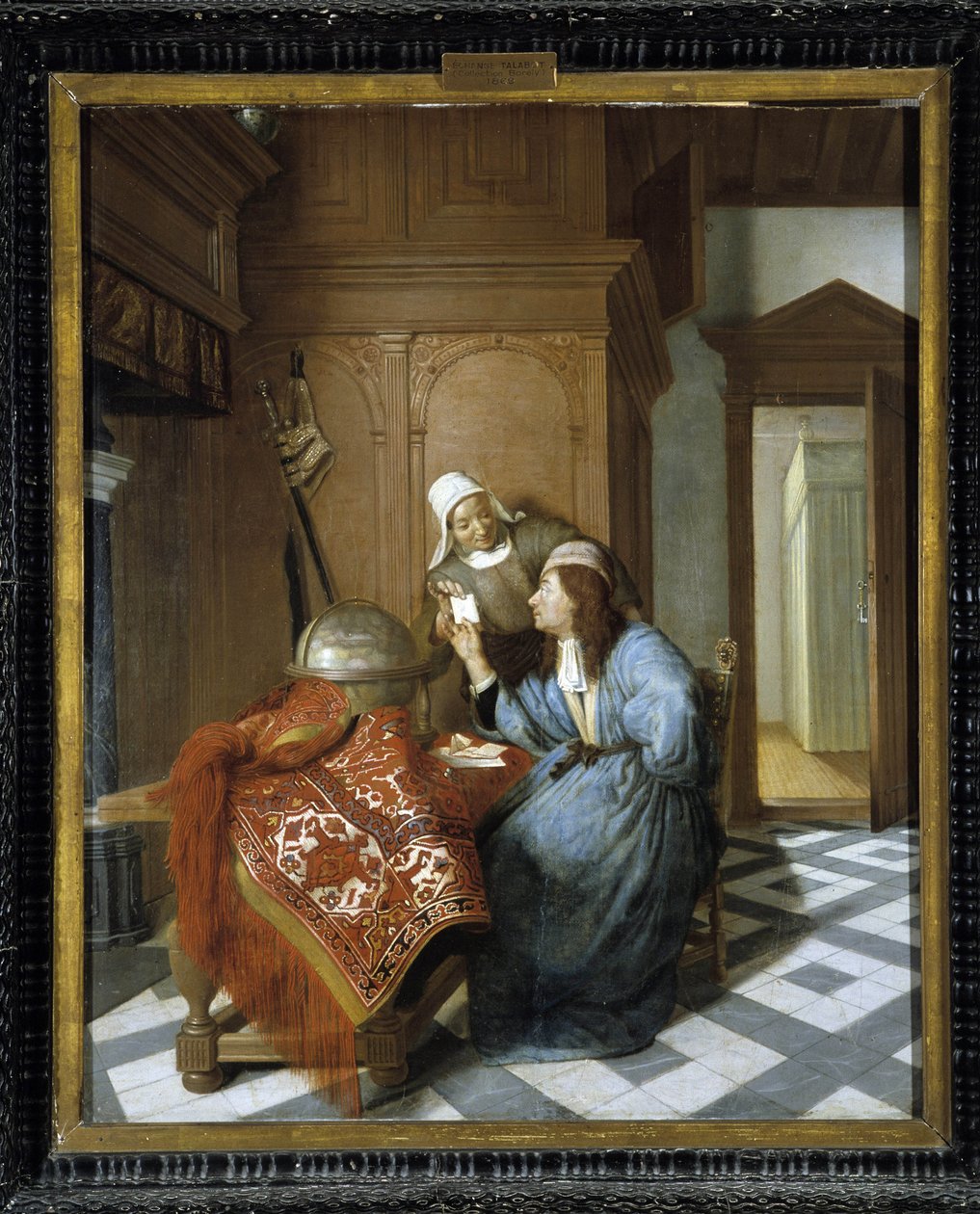 A levél. Cornelis de Man (1621-1706) festménye. Musee des Beaux Arts, Longchamp, Marseille alkotó: Cornelis de Man