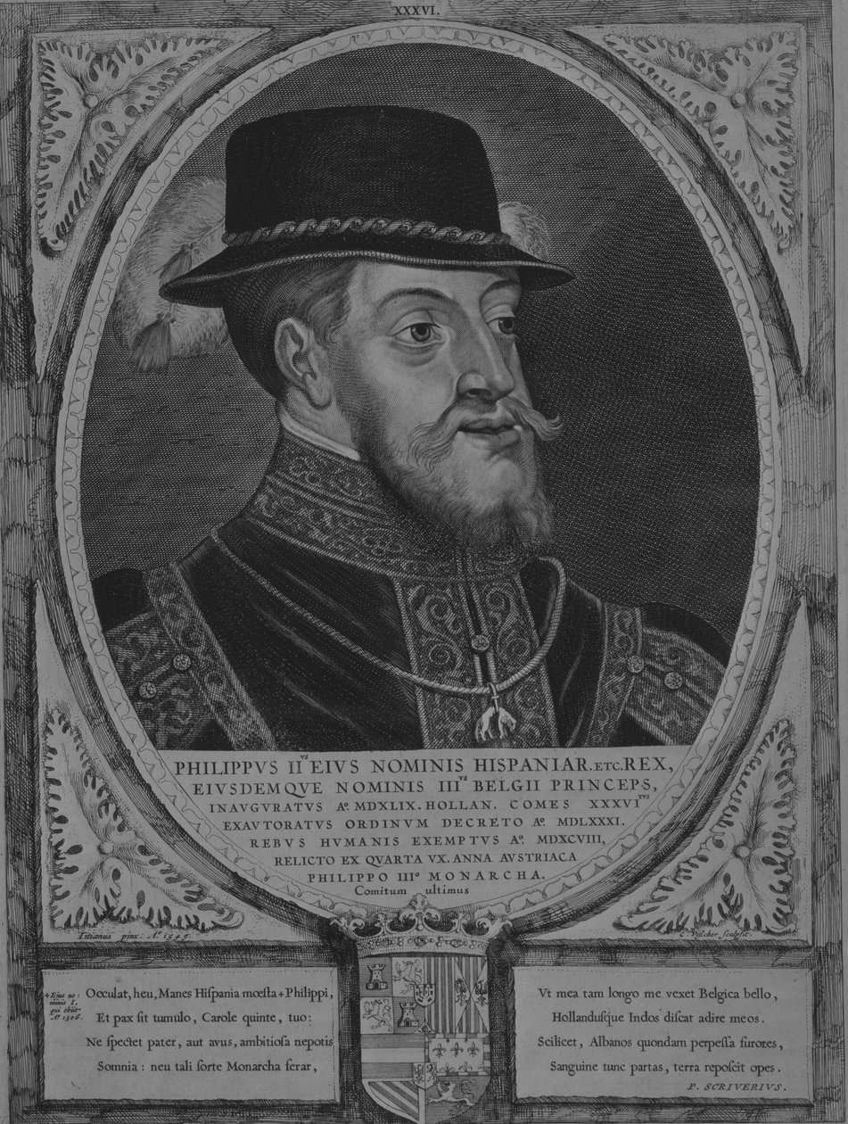 Fülöp, Spanyolország királya, a Holland, Zeeland és W... grófjai és grófnői sorozatból, 1650. alkotó: Cornelis de Visscher