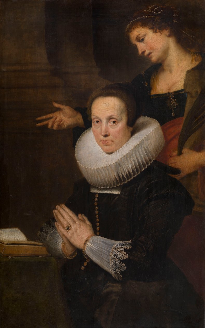 Barbara Kegeleers és Szent Borbála alkotó: Cornelis de Vos