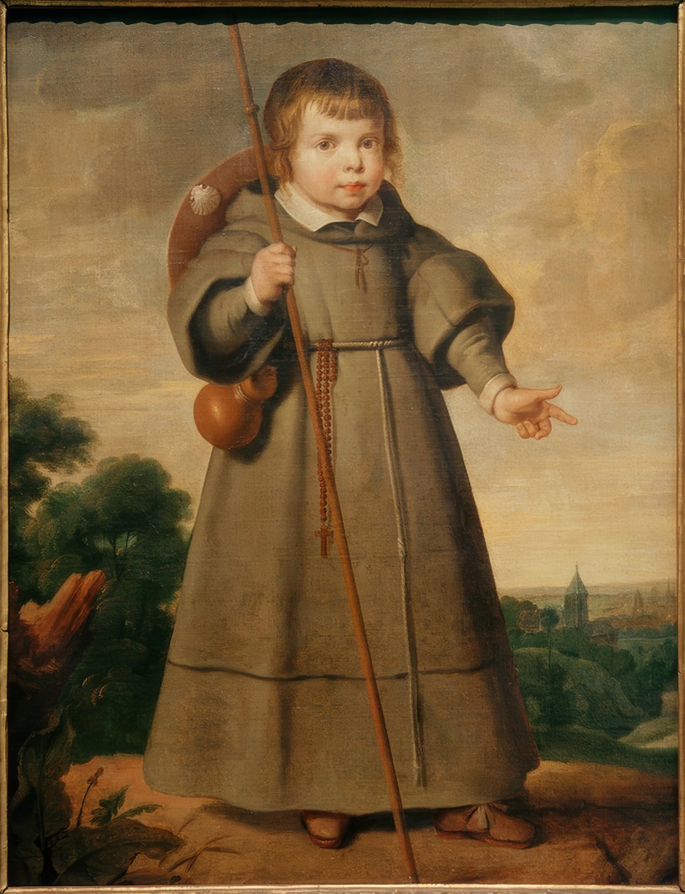 Egy zarándok gyermek portréja alkotó: Cornelis de Vos