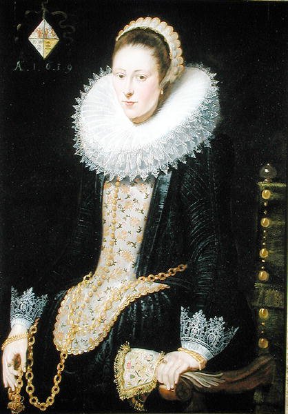 A Pelgrom család egyik hölgyének portréja alkotó: Cornelis de Vos