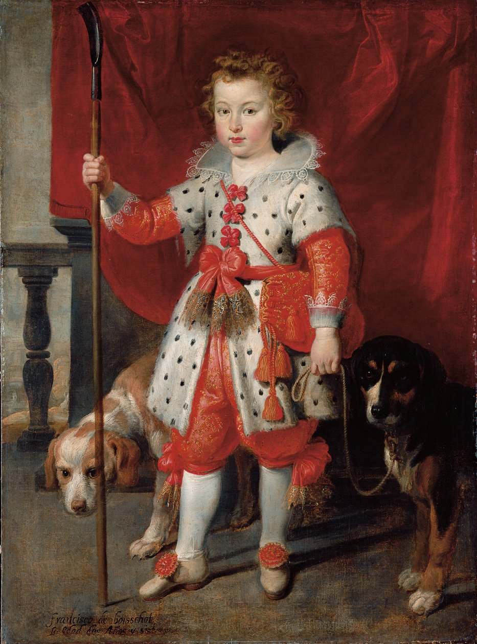 Egy fiú portréja, hagyományos nevén Francois de Boisschot alkotó: Cornelis de Vos