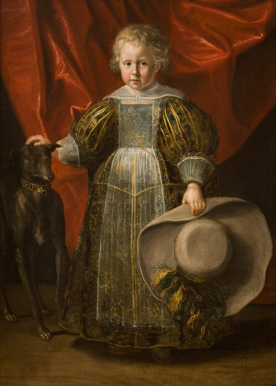 Kutyás fiú portréja, 1620 körül (olaj, vászon) alkotó: Cornelis de Vos