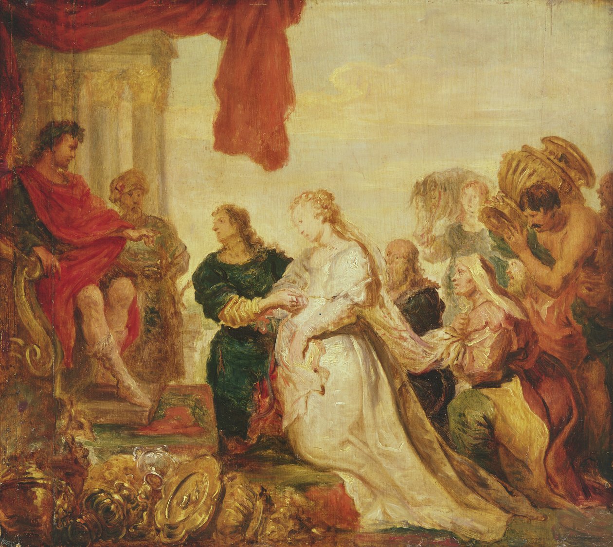 Scipio kontinenciája alkotó: Cornelis de Vos