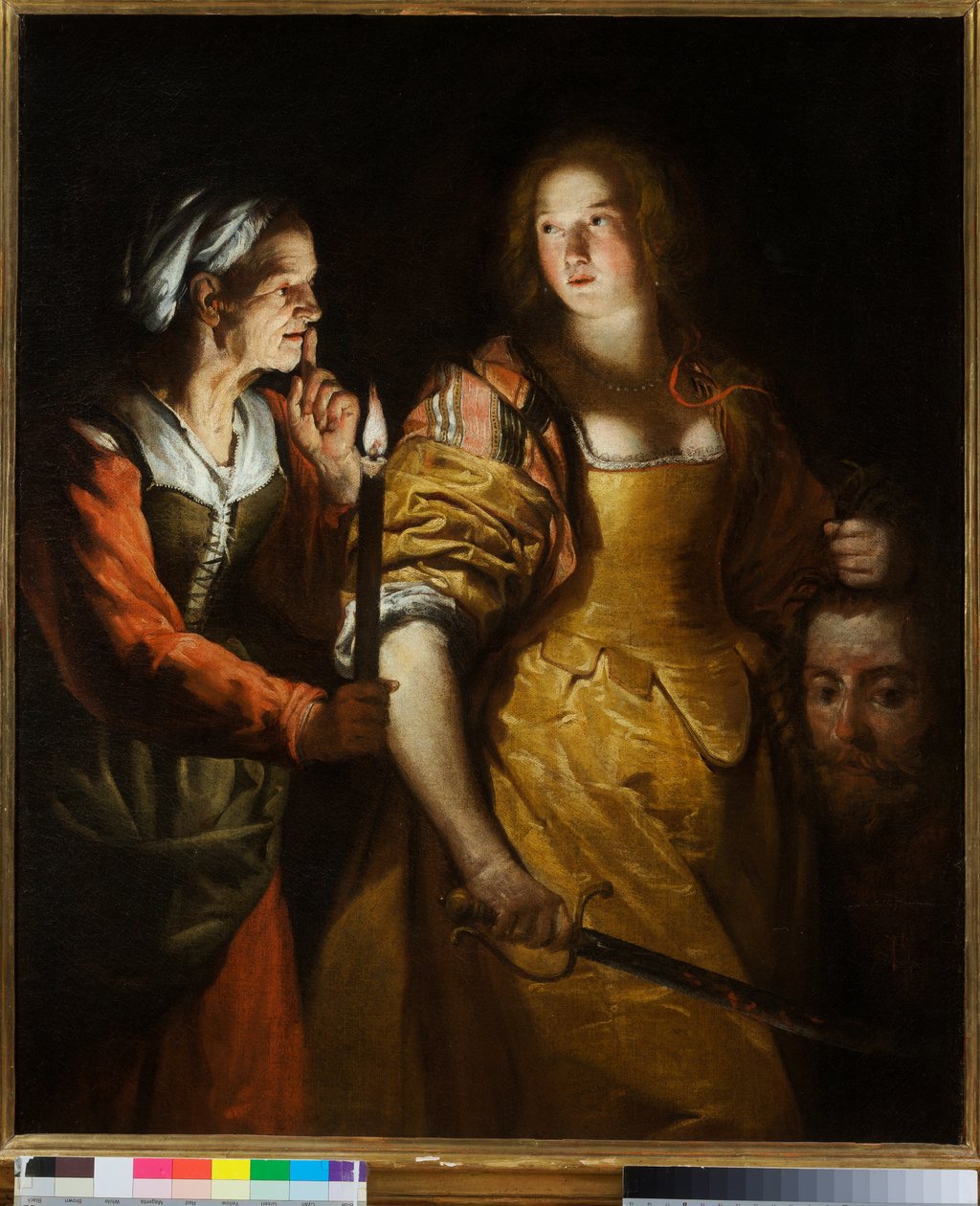 Judit Holofernész fejével, 17. század eleje (olaj, vászon) alkotó: Cornelis de Wael