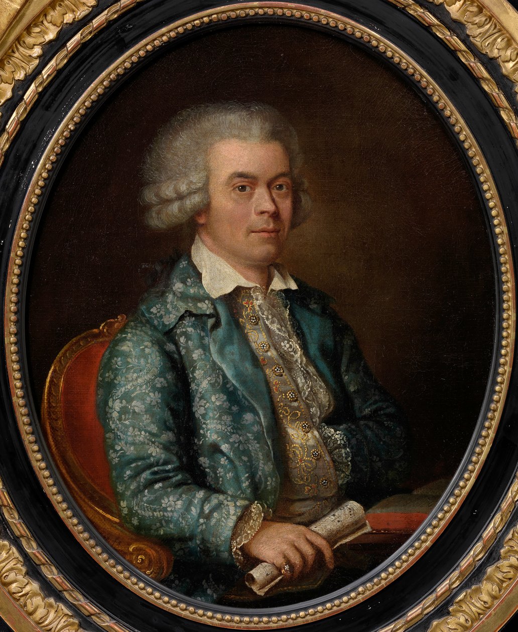 André Ernest Modeste Grétry zeneszerző portréja 1741-1813, c. 1786-88. alkotó: Cornelis van Cuylenburgh