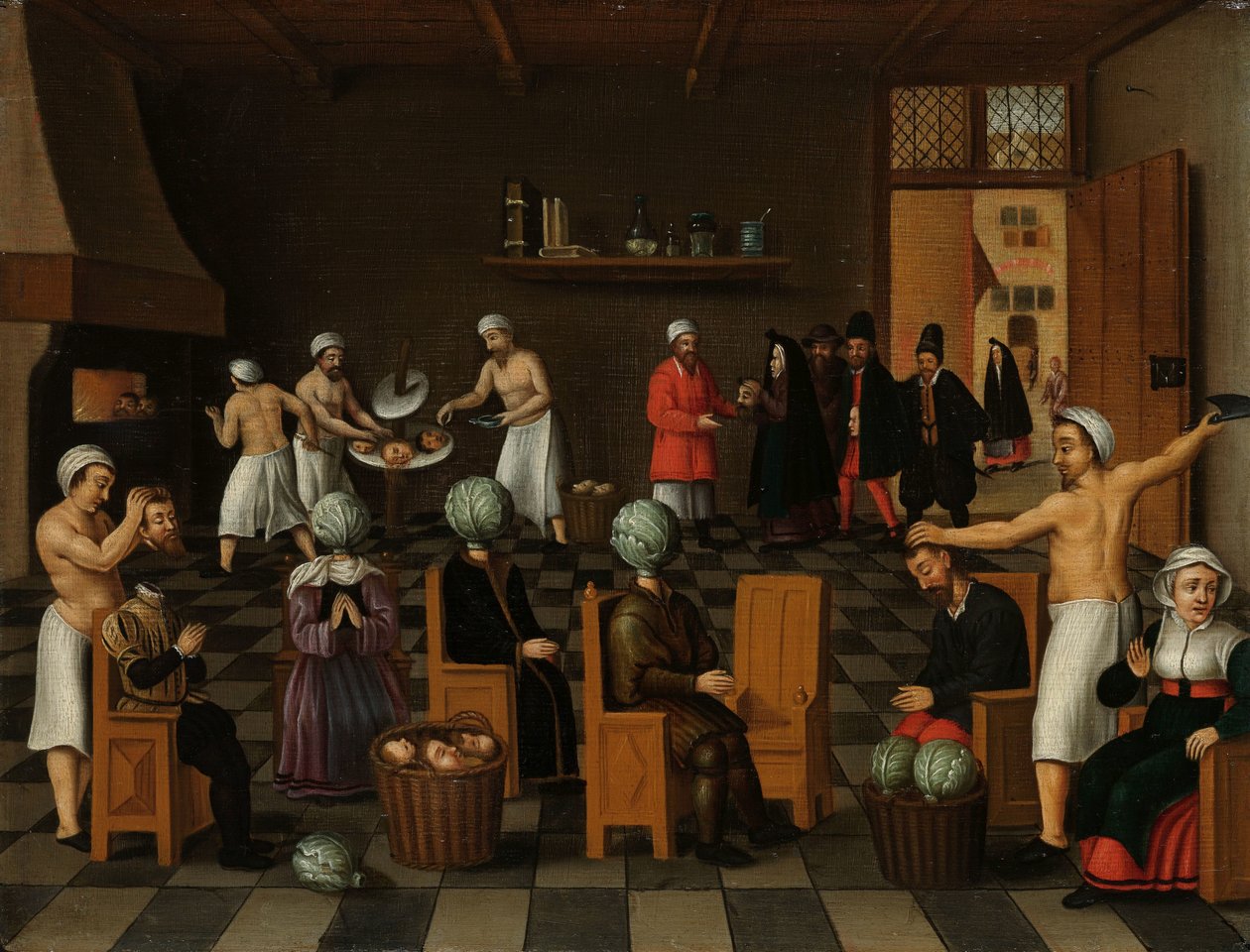Az eeklói pék legendája alkotó: Cornelis van Dalem (copy after)