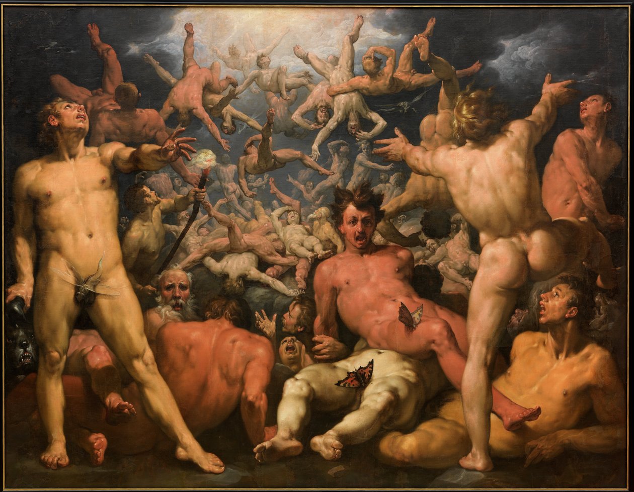 A titánok bukása alkotó: Cornelis van Haarlem