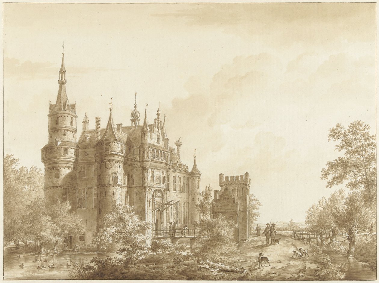 Wijk bij Duurstede kastélya (?) alkotó: Cornelis van Hardenbergh