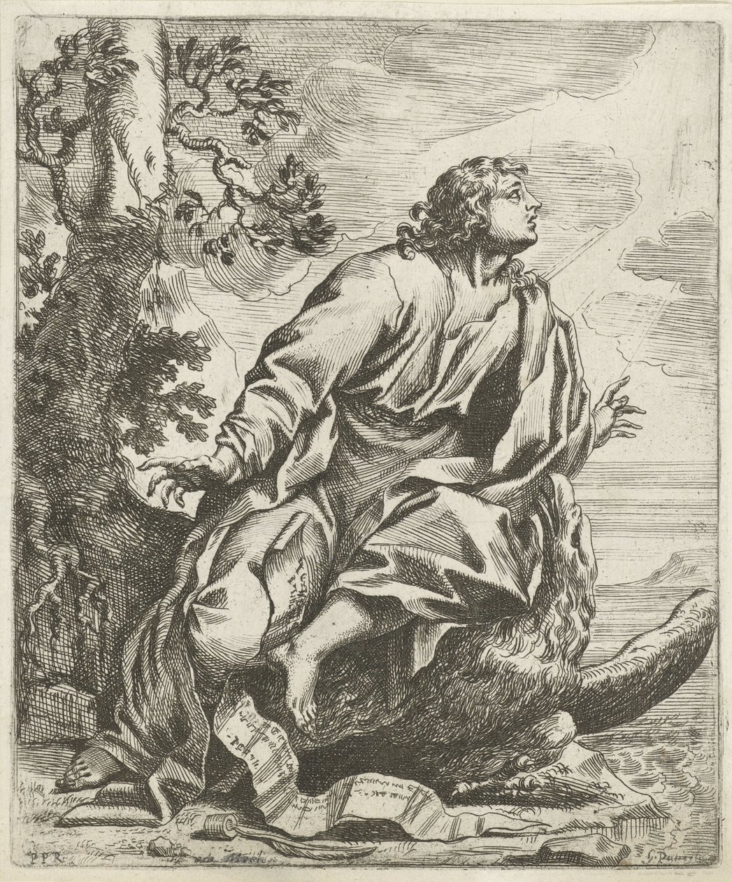 János evangélista alkotó: Cornelis van Merlen