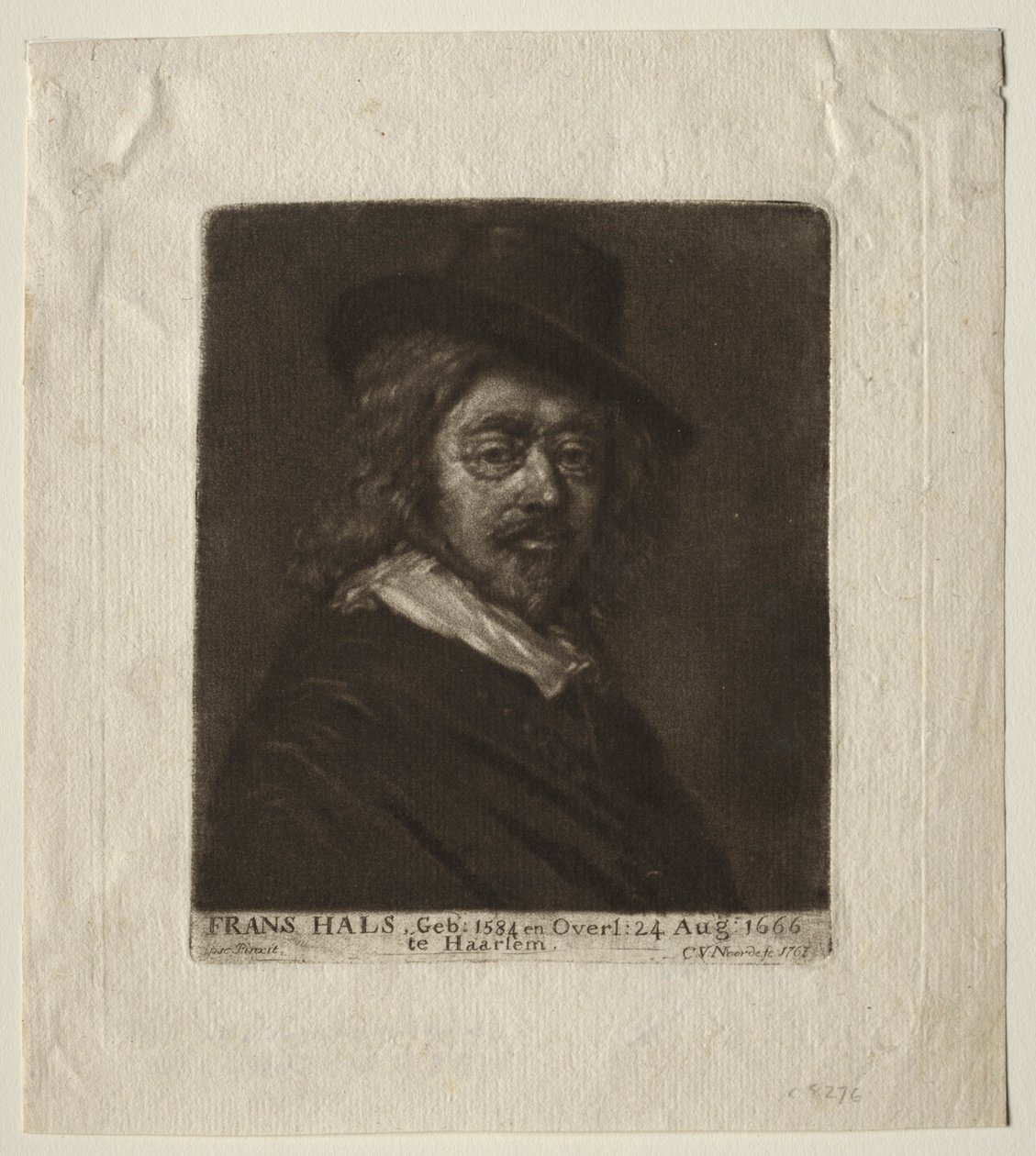 Frans Hals, 1761. alkotó: Cornelis van Noorde