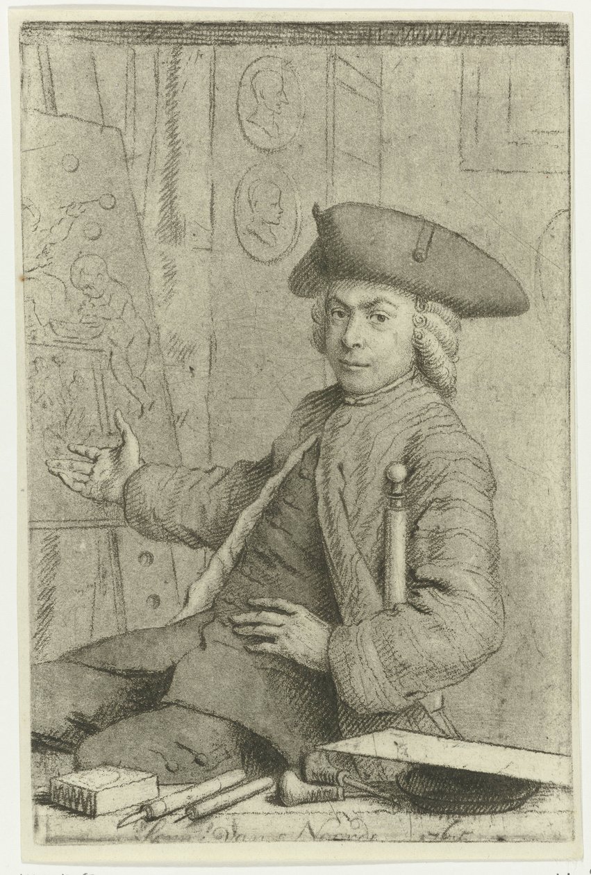 Cornelis van Noorde önarcképe alkotó: Cornelis van Noorde