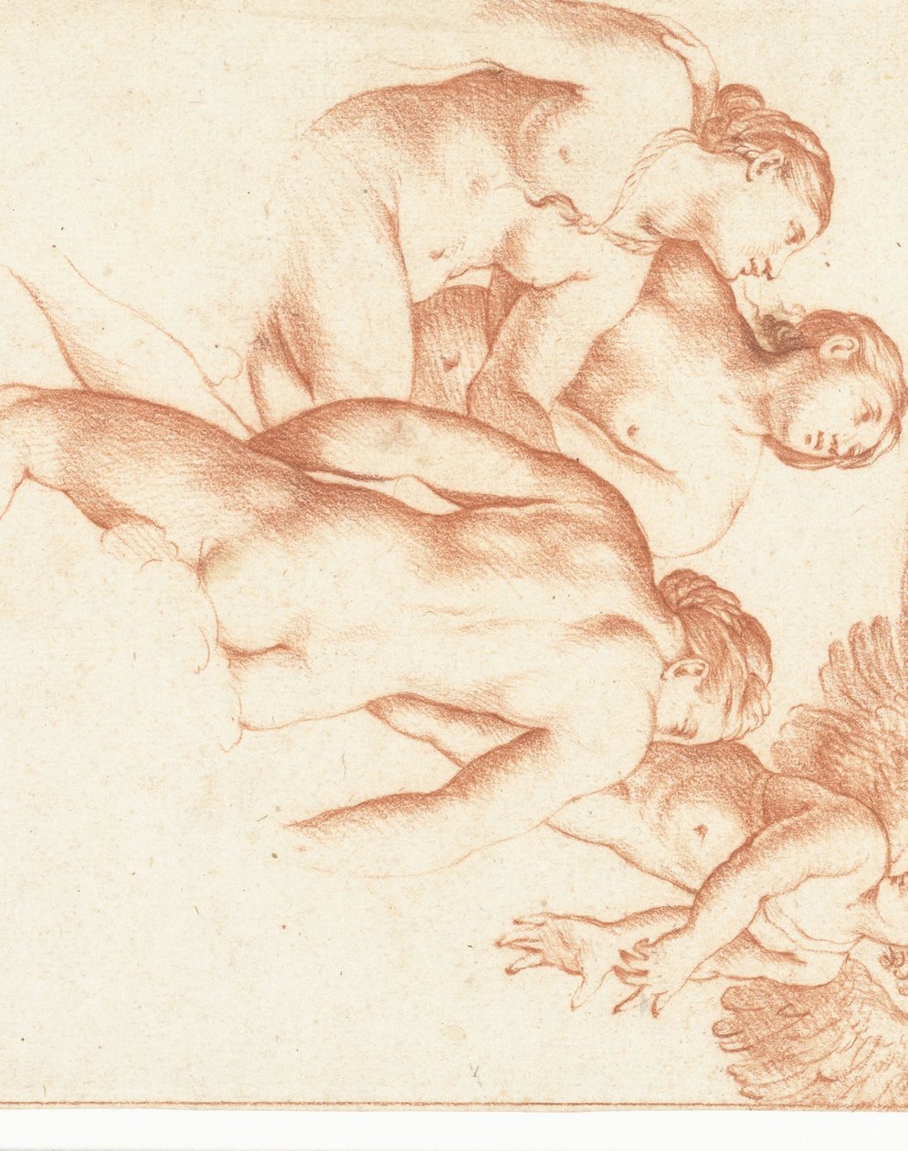Ámor és a három grácia alkotó: Cornelis van Poelenburch