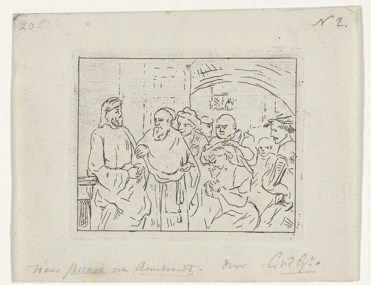 Krisztus és a házasságtörésen elfogott asszony alkotó: Cornelis van der Griendt