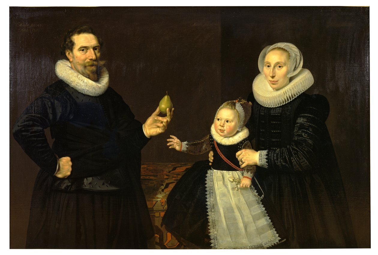 Családi portré (olaj, vászon) alkotó: Cornelis van der Voort