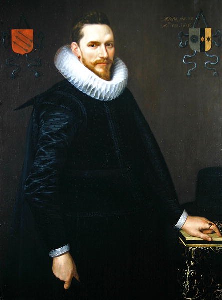 Adriaen de Kies van Wiessen portréja, 1616 (párért lásd: 307902) alkotó: Cornelis van der Voort