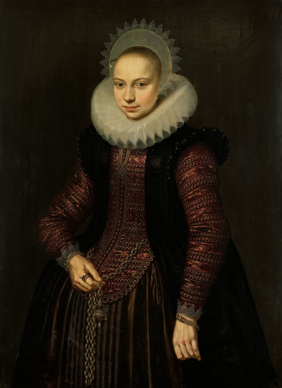 Brechtje Overrijn van Schoterbosch portréja alkotó: Cornelis van der Voort