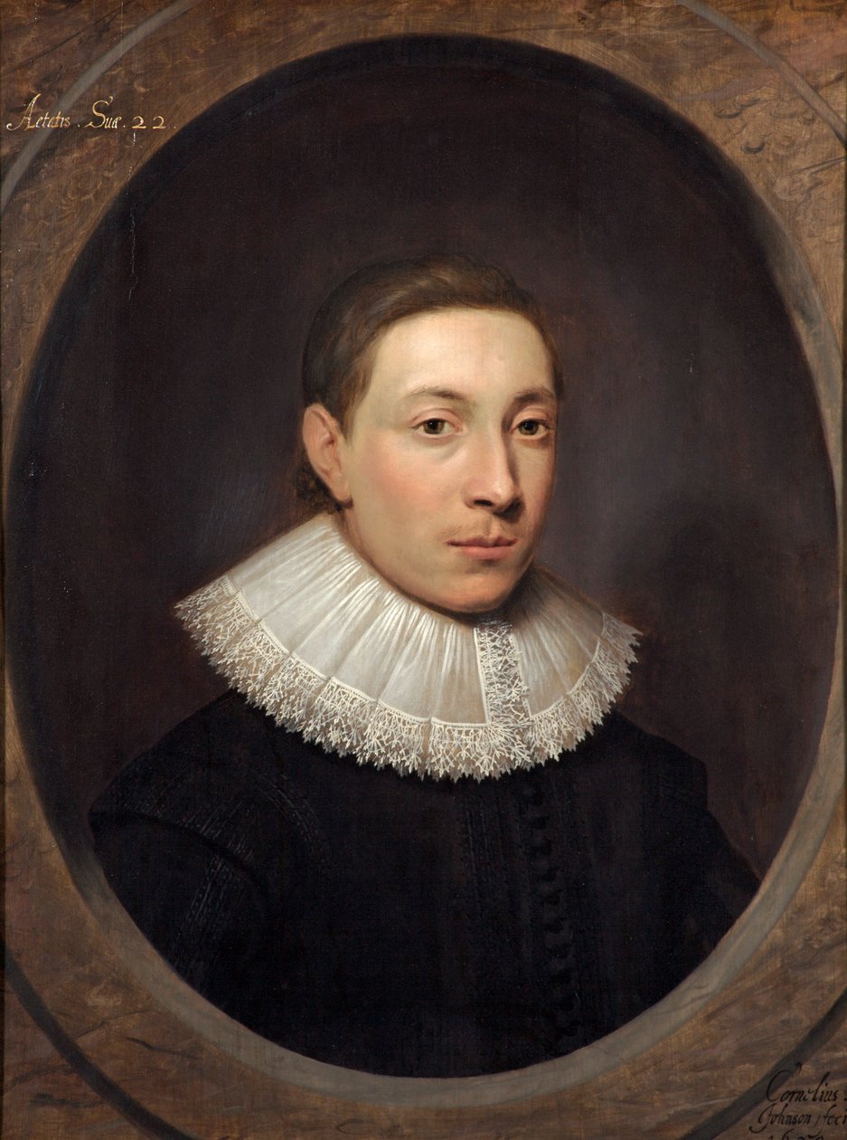 Fiatal férfi portréja, 1620 alkotó: Cornelius Janssen van Ceulen