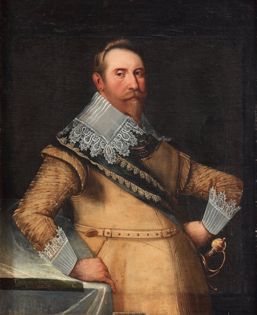 A svéd Gustavus Adolphus, 1625 alkotó: Cornelius Arendtz