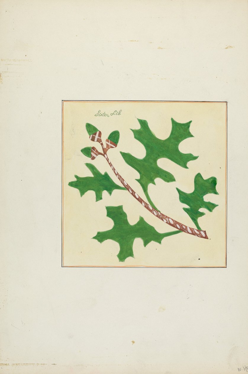Autogram paplan alkotó: Cornelius Christoffels and Margaret Linsley