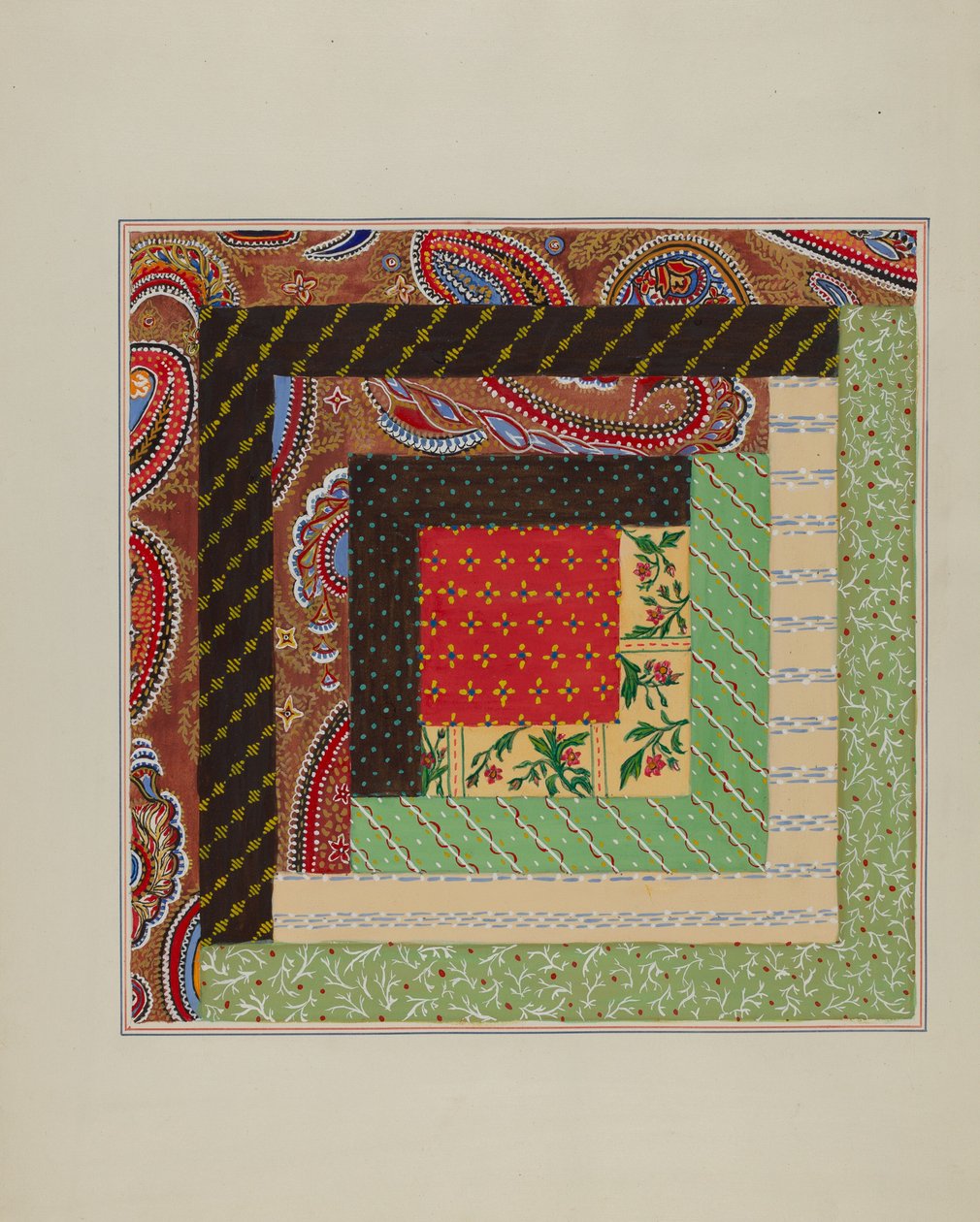 Gerendaház Quilt Square alkotó: Cornelius Christoffels and Margaret Linsley