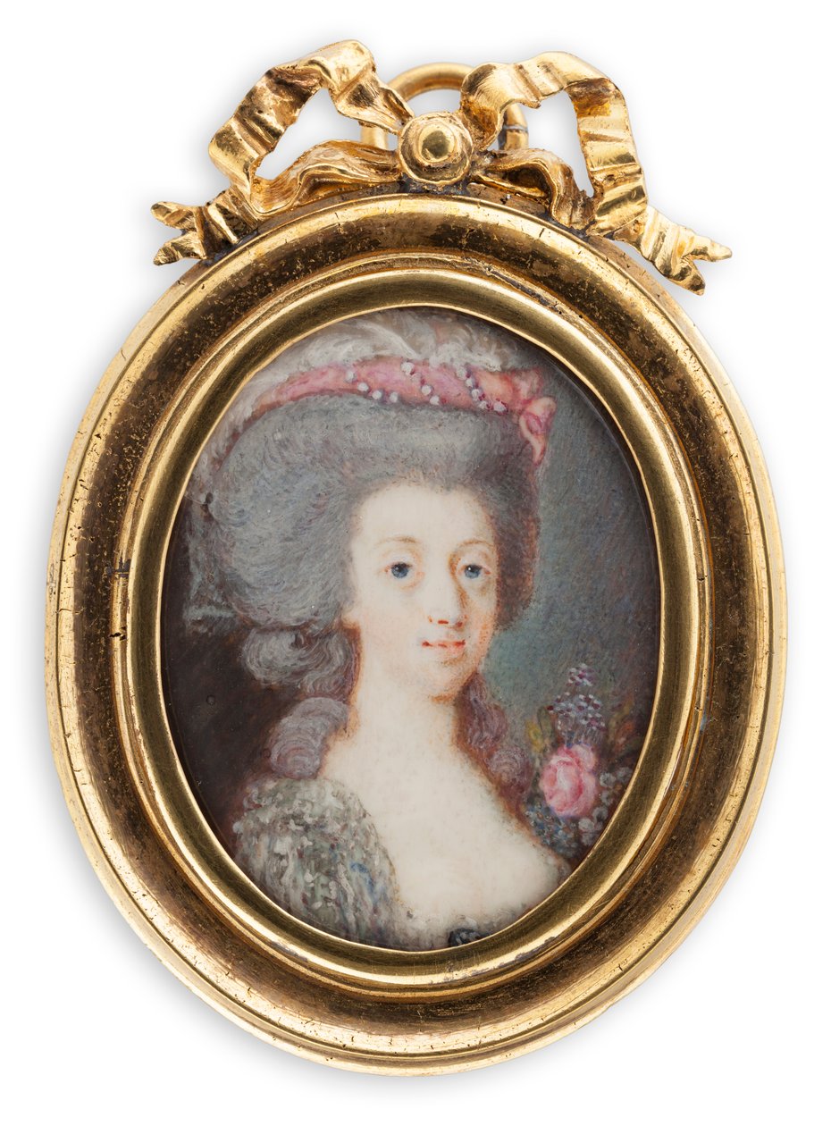 Sophia Magdalena dán portréja 1746-1813, Svéd királynő. alkotó: Cornelius Høyer