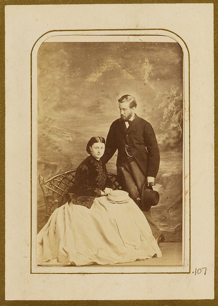 [Szent Albans hercege és hercegnője] alkotó: Cornelius Jabez Hughes