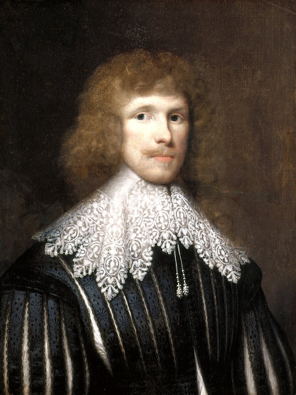 Lucius Carey, Falkland második vikomt portréja (olaj, vászon) alkotó: Cornelius Janssen van Ceulen